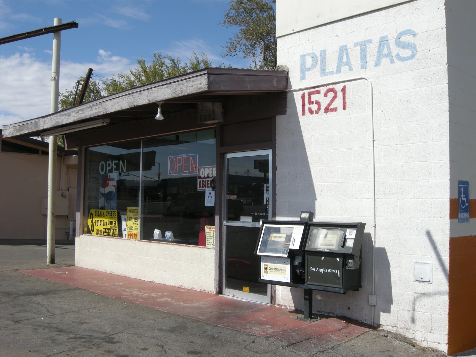 Kitchens Are Monkey Business October 14. Lunch In Barstow, California