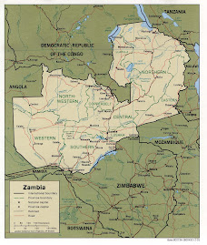 Map of Zambia