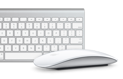 Apple-iMac wireless keyboard and mouse Apple-iMac wireless keyboard and mouse with Multi-Touch technology