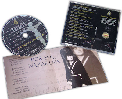 Galleta, páginas centrales del libreto e inlay del disco de la Banda del Perdón de Pozoblanco