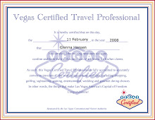 Certified Las Vegas Travel Professional!