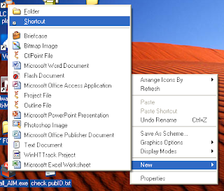 Windows Shortcut icon creation
