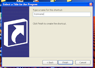 Windows shortcut icon finishing