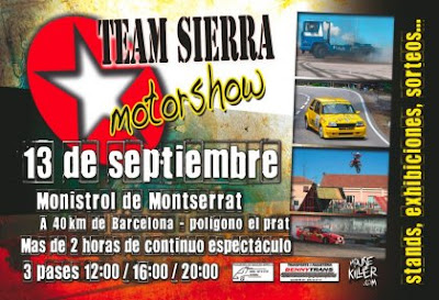 Poster Team Sierra Motor Show
