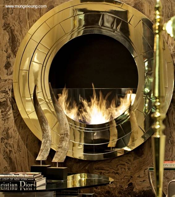 Hogar chimenea para dar calor con estilo. - ARQUITECTURA de CASAS