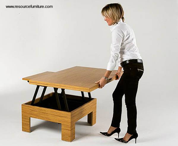Arquitectura de Casas: Mesa plegable para comedor y sala de estar. Arquitectura de Casas: Mesa plegable para comedor y sala de estar.