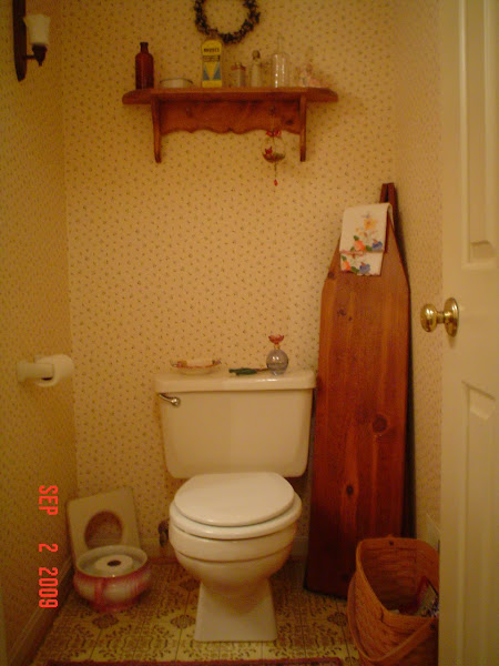 downstairs powder room