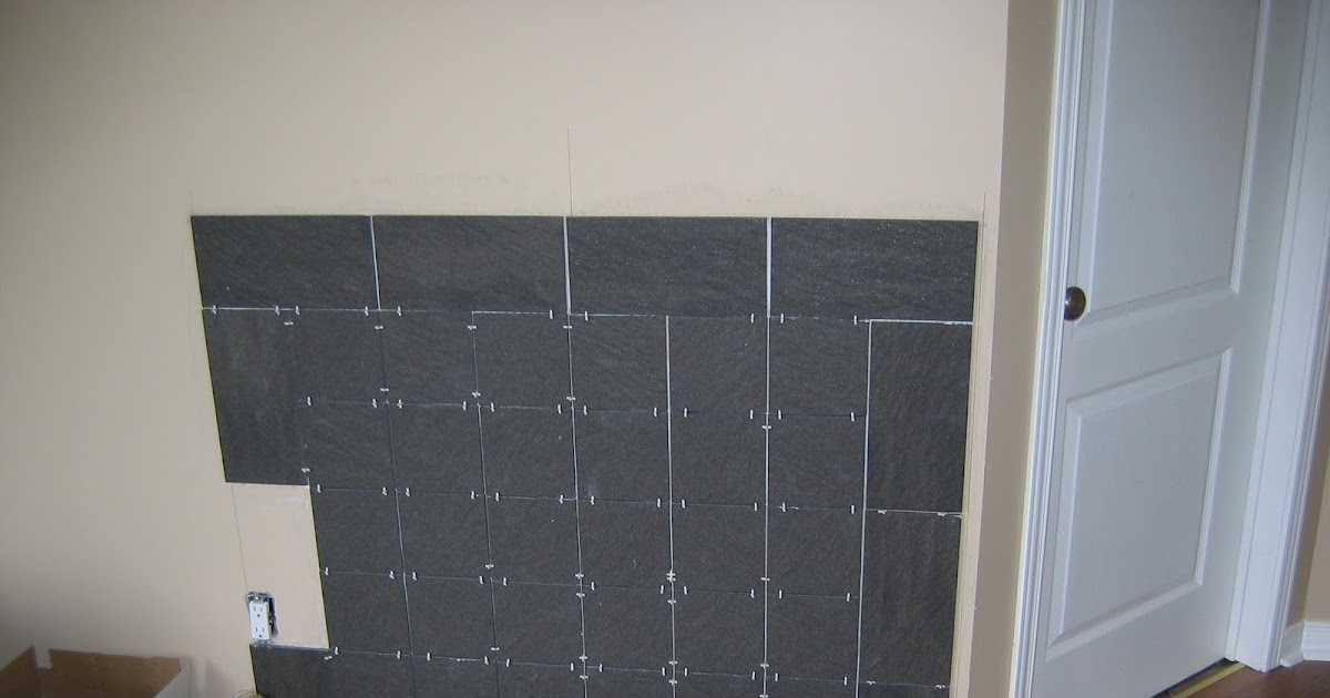 Cottage on the Edge For Rent... Installing Tile on a Wall as a Heat