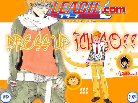 Bleach Flash Game - Dress up Ichigo ~ Anime Winix