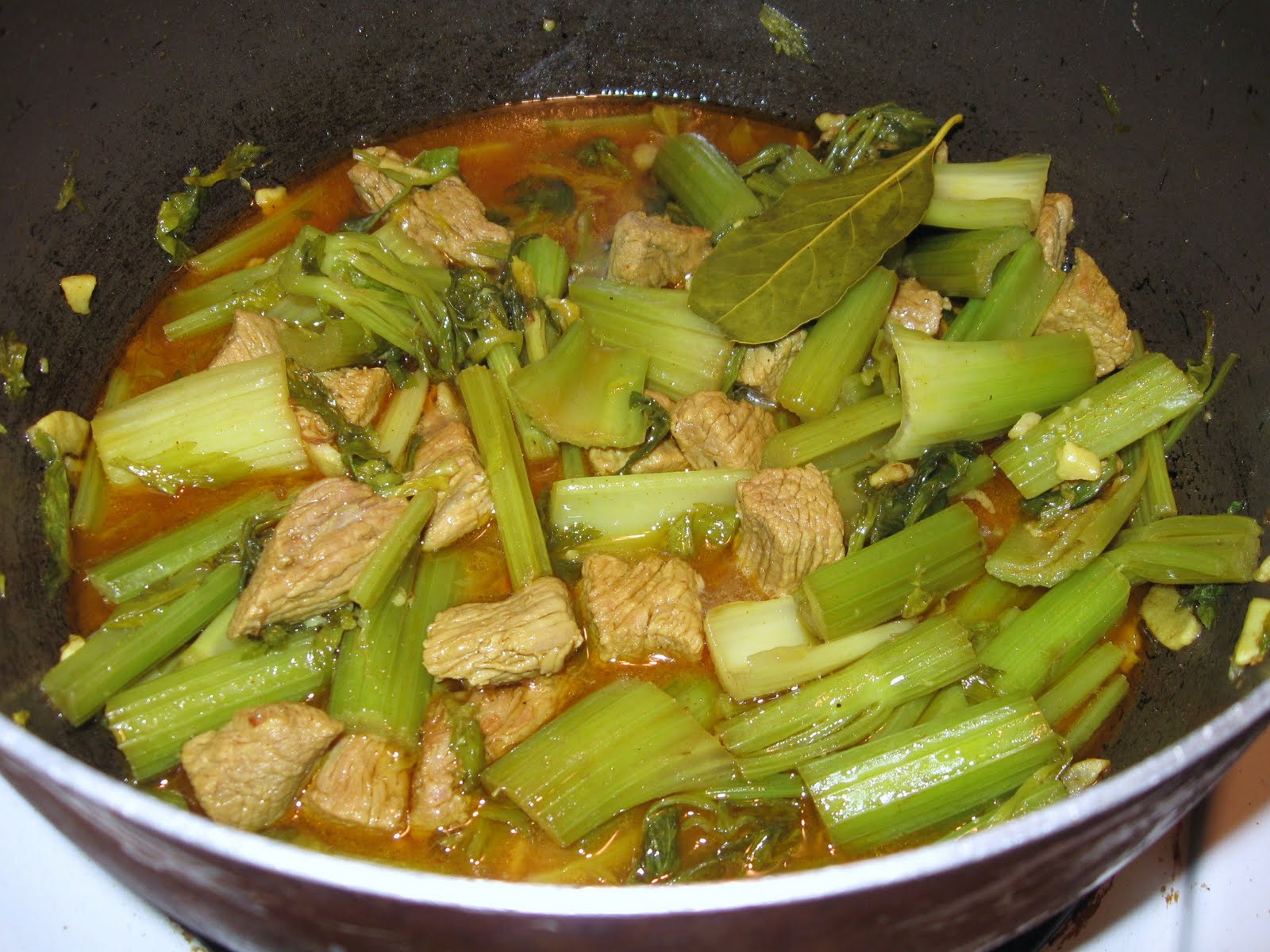 Tinkering with Dinner CSA week 16 Sephardic celery and artichoke stew