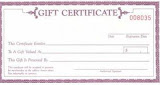 Gift Certificates Available