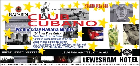 Club Cubano in Sydney