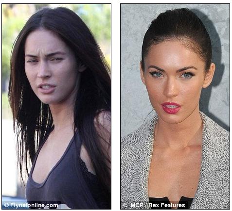 megan fox makeup transformers 2. megan fox makeup free. megan