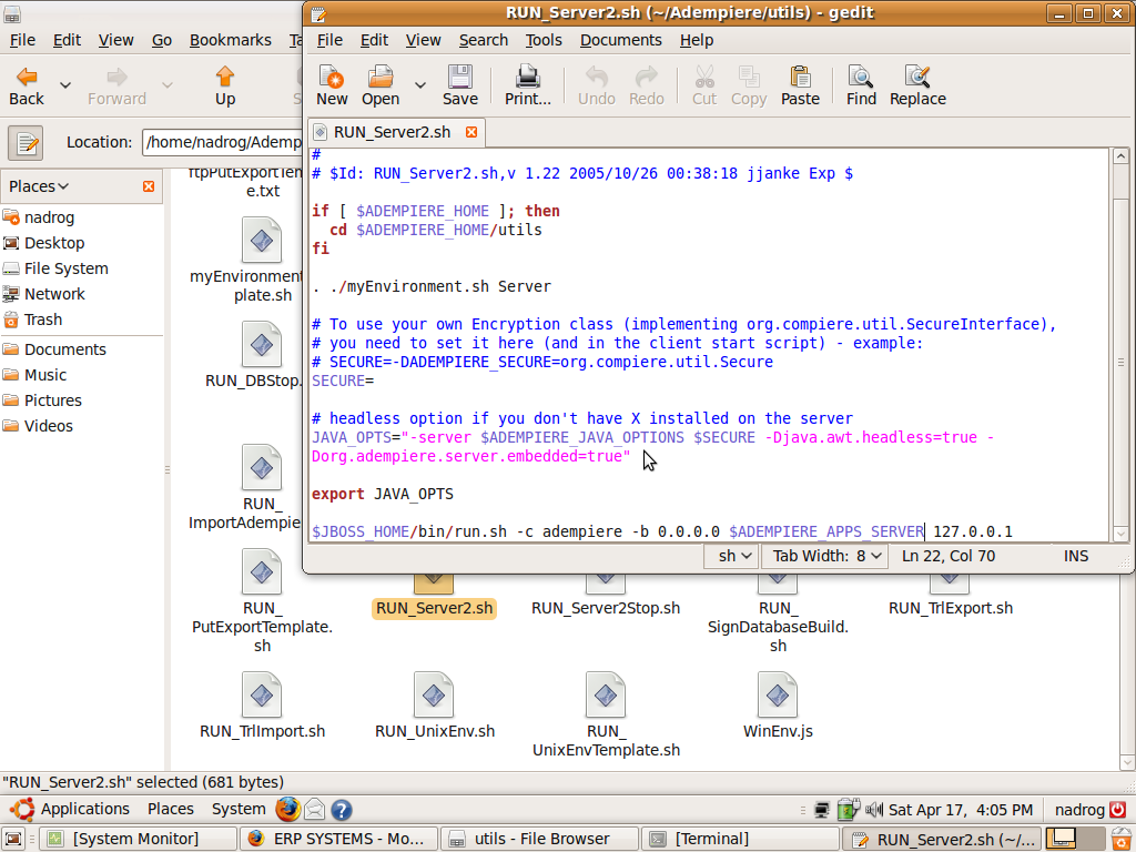 Ubuntu with JBOSS 5.0.0 GA