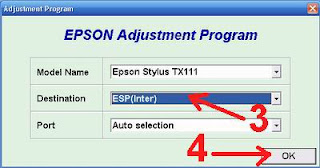 Atasi Printer Epson TX110   TX111 Blinking dengan Resetter