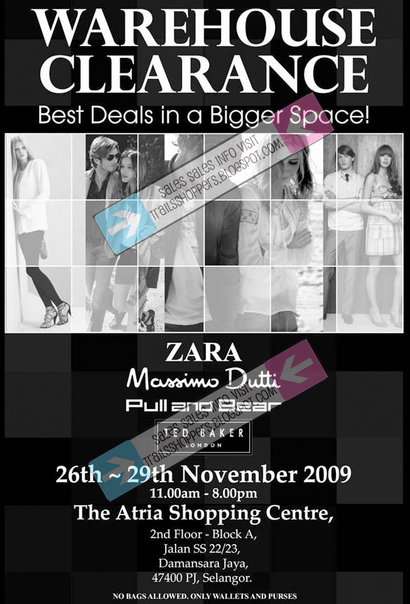 Zara, Massimo Dutti, Pull and Bear, Ted Baker Warehouse Clearance 26