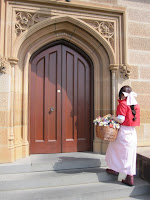 Aerith outside church (?)