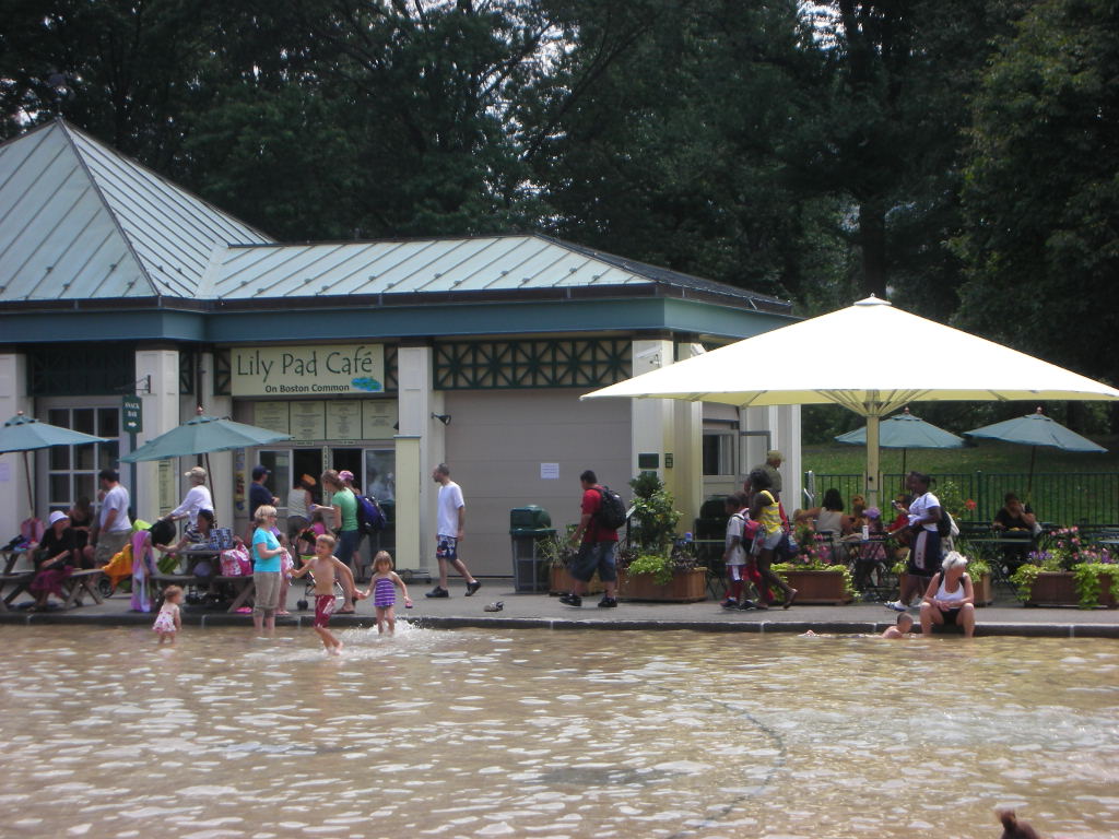 Cheers The "Jumbrella" at the Lily Pad Cafe
