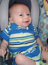 Little Man's favorite Car Seat... Not... Just happened to catch a smile!