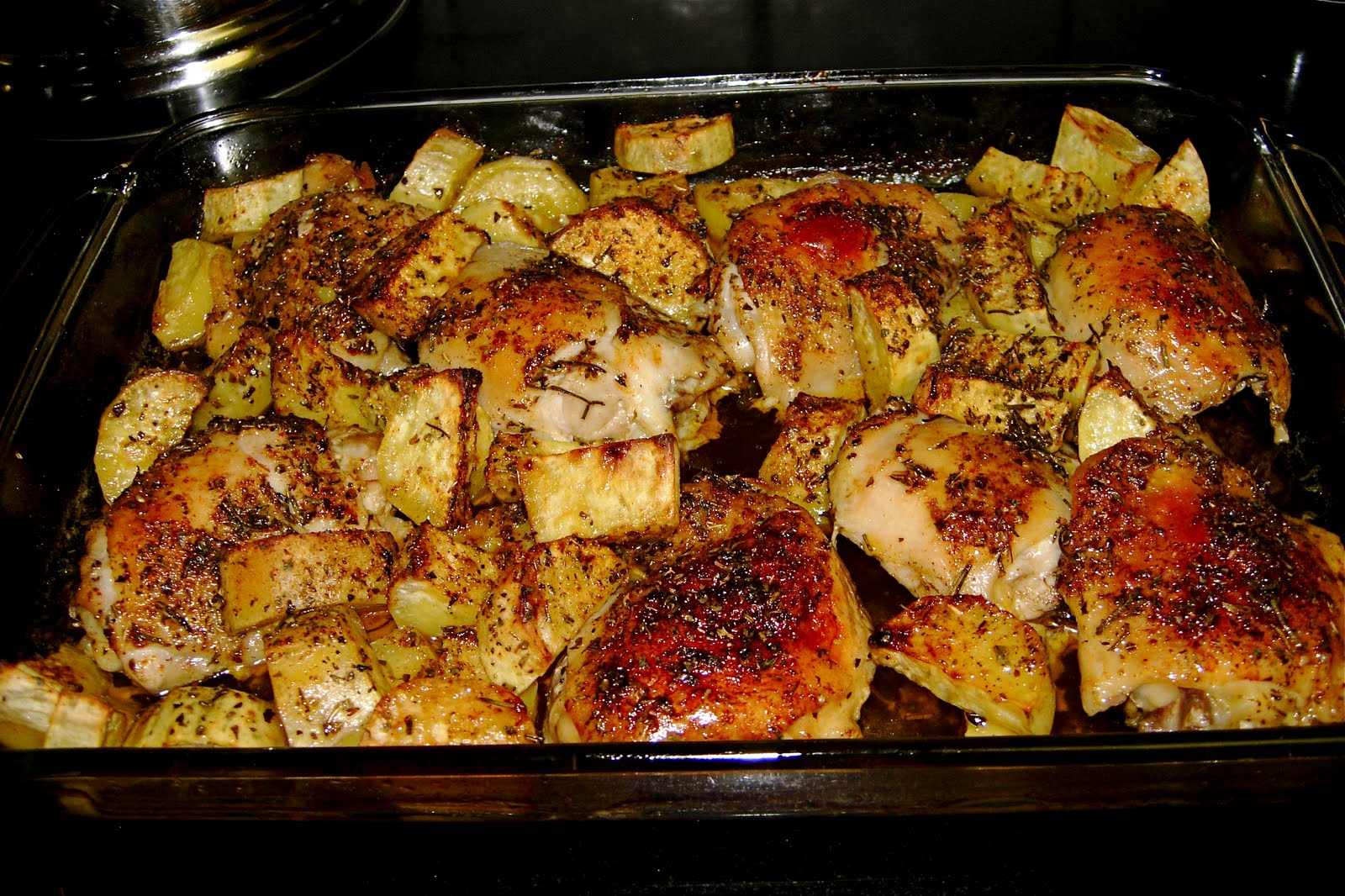 CFSCC presents EAT THIS! Baked Rosemary Chicken Thighs & Sweet Potatoes