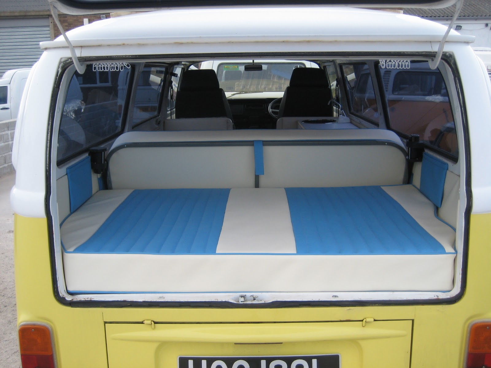 Colin Rouse Auto Trim Cornwall VW Bay Window Van, Complete Rear