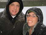 The DH and I in our most recent snow.  I wonder if we'll have snow in Japan.