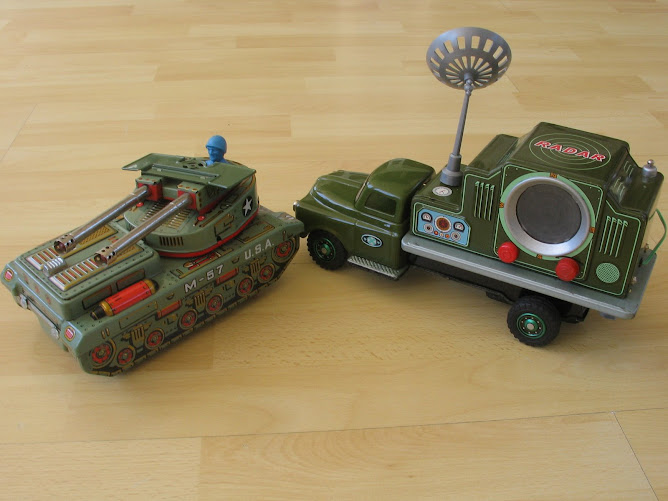 Char Yonezawa versus radarscope modern toys