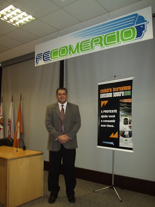 MARCELO GIL NO SEMINÁRIO INTERNACIONAL DO CONSUMO SEGURO EM SÃO PAULO.