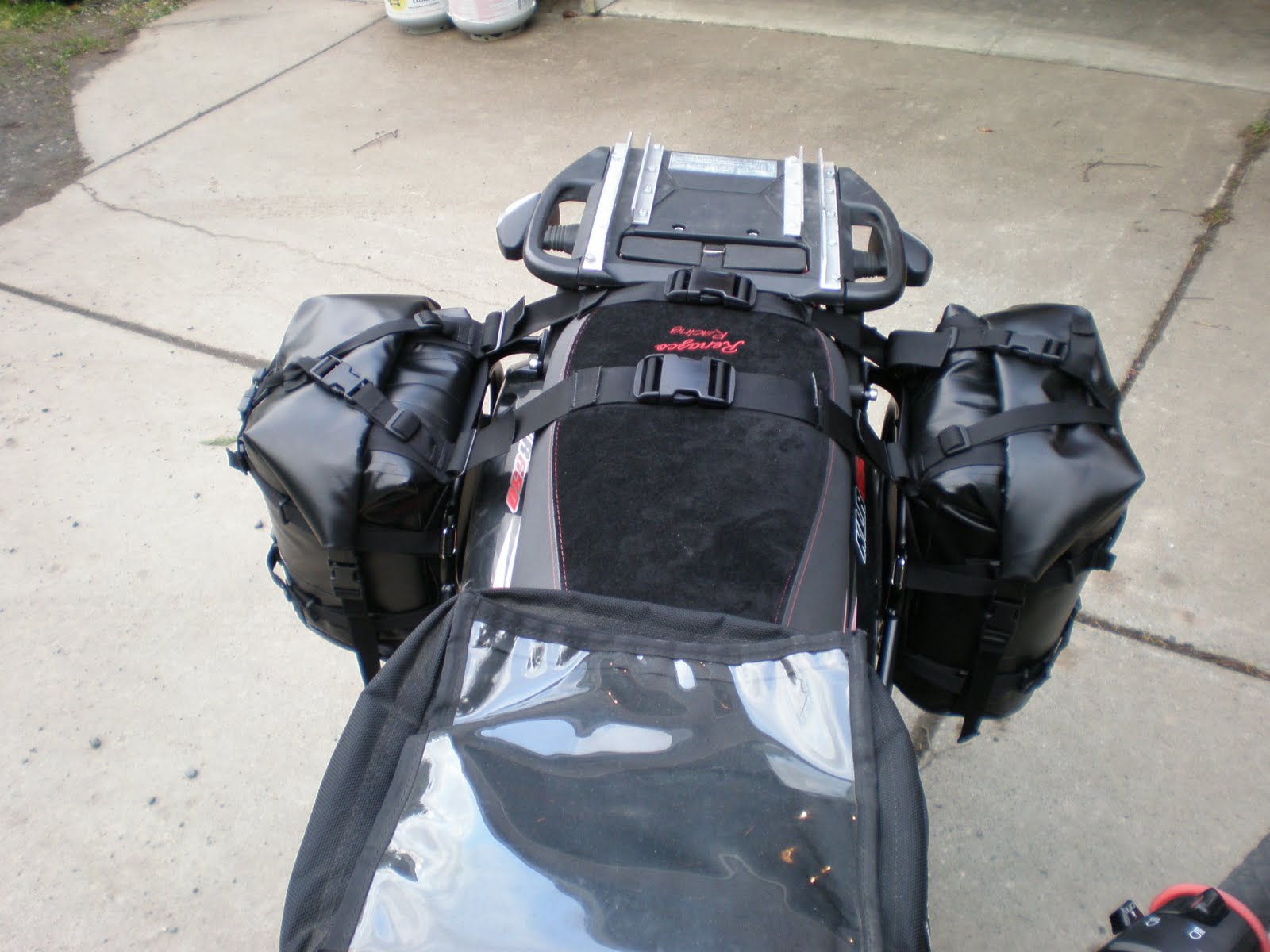 Where Is Wolfman? KLR 650 with Wolfman Racks and Dry Saddle bags