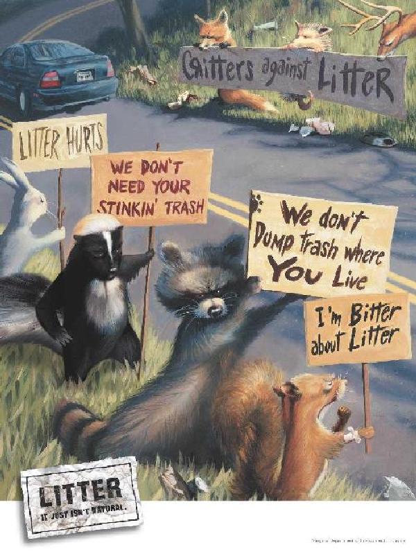 Littering Animals that are at stake!