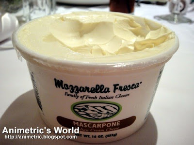 Mascarpone Cheese at M Cafe