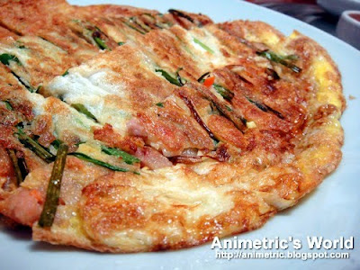 Pajeon or Korean Pancake at Dong Won Garden Korean Restaurant