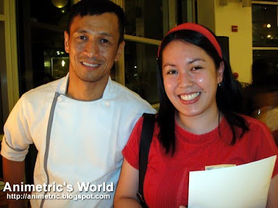 Photo op with Chef Sau Del Rosario