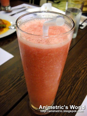 Strawberry Banana Milk Smoothie at O'sonho Portuguese Fusion Restobar