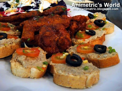 Boston Wings and Mushroom Duxelles at New Orleans Bourbon Street Steak & Oysters