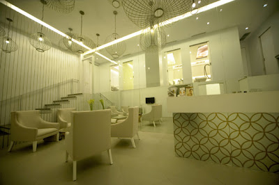 Reception area at Skin by The Spa, Fort Bonifacio Global City