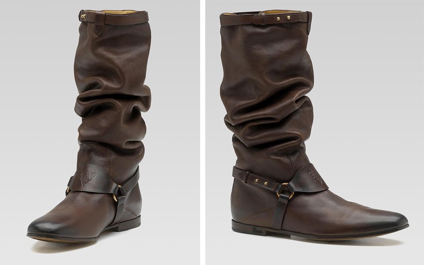gucci slouch boots