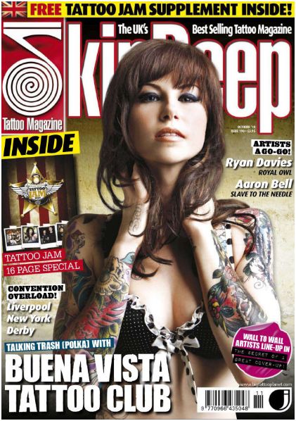 Skin Deep Tattoo Magazine - October 2010. PDF | 85 pages | 32 Mb | English