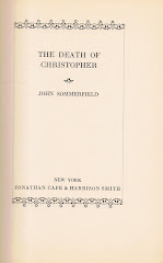 <i>The Death of Christopher</i> - John Sommerfield