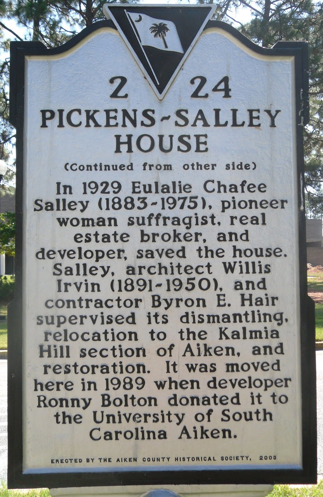 Dr Tony Shaw Lucy Pickens and the PickensSalley House, Aiken