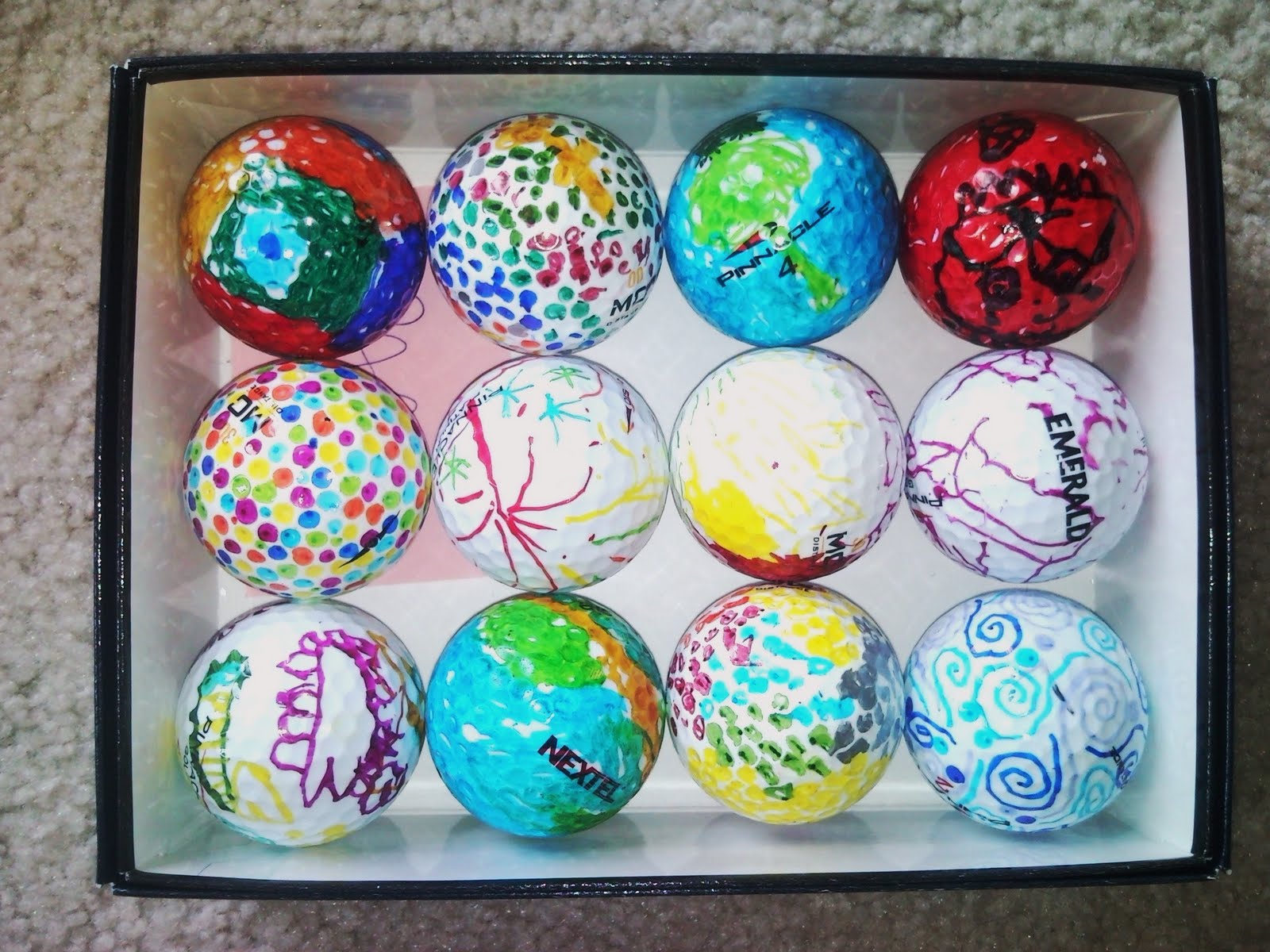 Ann Arbor Mom Blog Fun Golf Ball Projects for a Happy Father's Day!