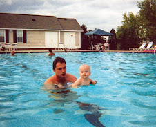 Swimming with Daddy in the Big Pool!