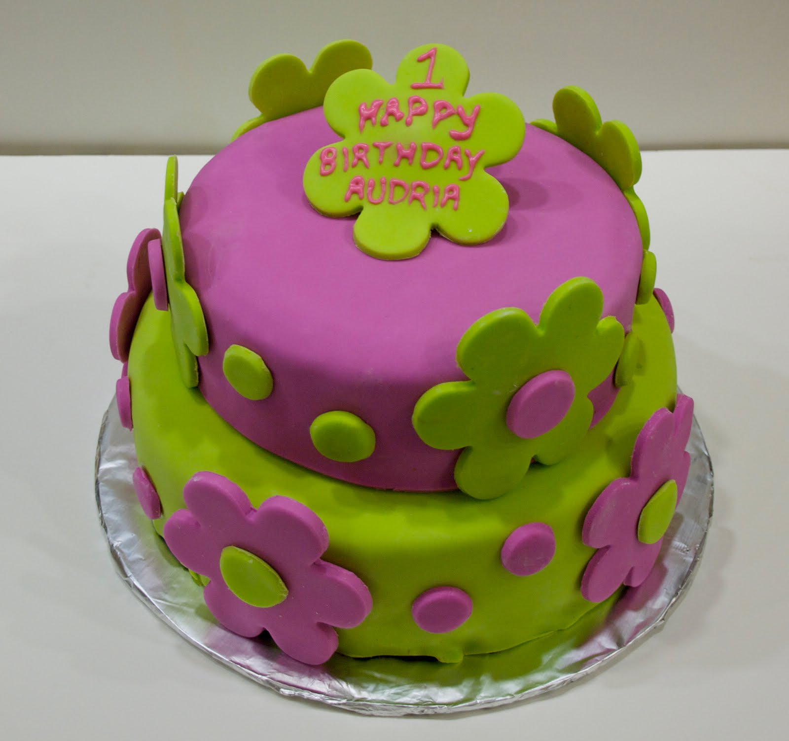 Kate s Cakes: Spring Girl s 1st Birthday Cake