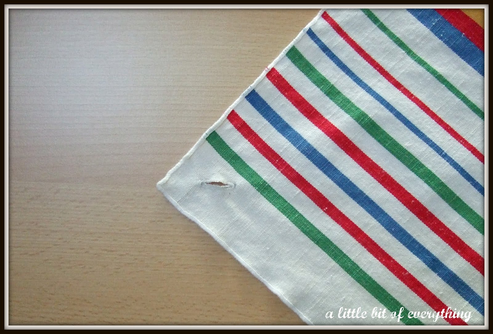 a little bit of everything Needlework Napkins with Buttonholes