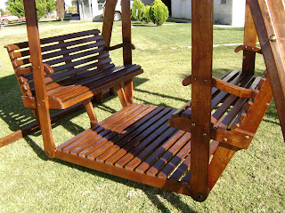 columpio mecedora para jardin