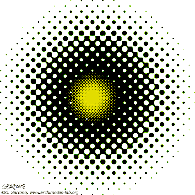 Pulsating patterns Illusion