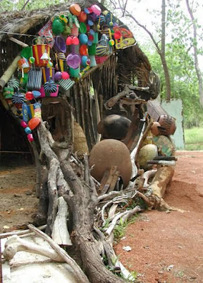 African Shop Illusion