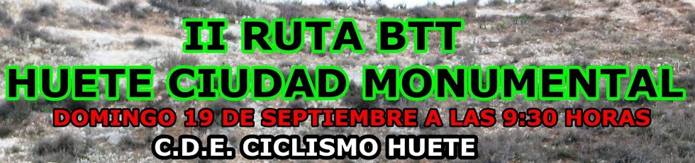 II RUTA BTT HUETE CIUDAD MONUMENTAL