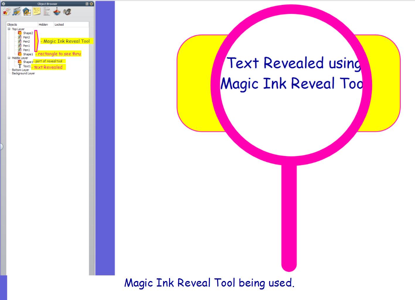 Kuhl Educational Technology: Magic Ink Reveal Tool