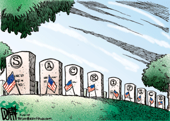 Cartoonist duffy, outdoor writer latest victims of purge in the register's newsroom